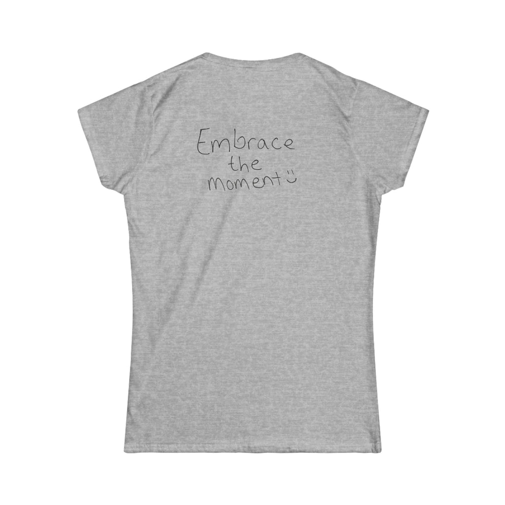 Ambedo Tee — "Embrace the Moment" Women's Graphic Shirt