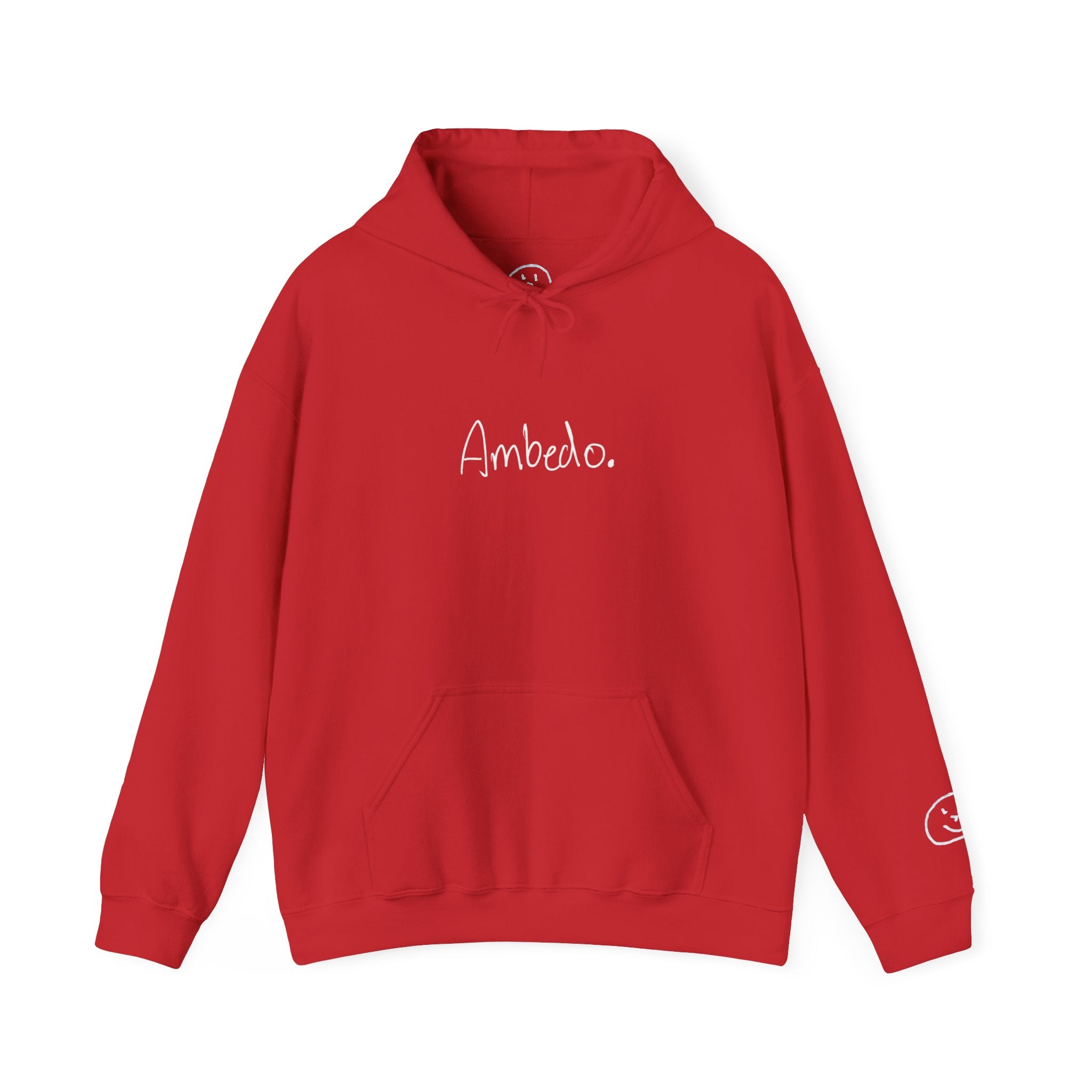 Ambedo Hoodie — "Embrace the Moment" Minimalist White Pullover